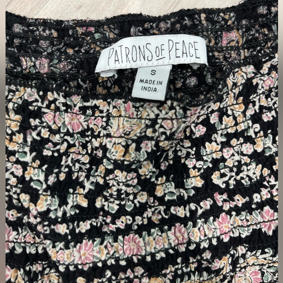 PATRONS OF PEACE Smocked Womens Cami - Picture 6 of 13